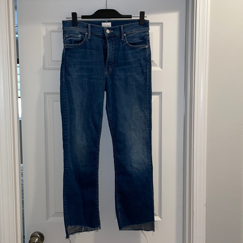 Blue mother denim jeans